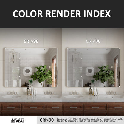 Niveal STRE Series Rectangular Framed Wall Bathroom Vanity Mirror 7_08ac5d90-5822-4944-9b17-34f0f63dba8b