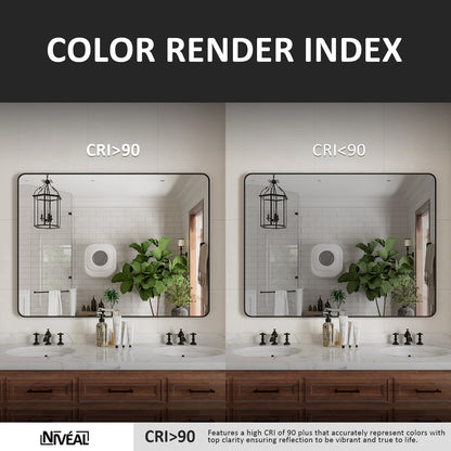 Niveal STRE Series Rectangular Framed Wall Bathroom Vanity Mirror 7_12ebeb6e-be46-4ca9-a2c6-d2a42ccd352b