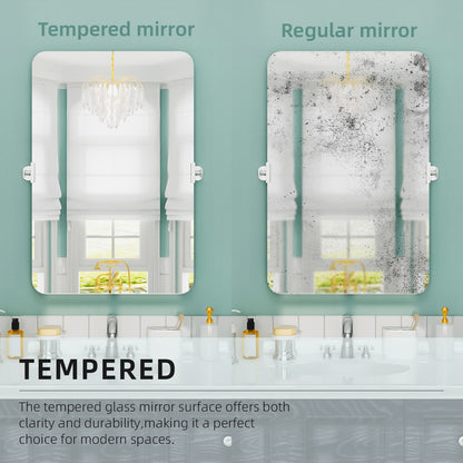 Nivorix NRKT Series Rectangular Framed Tilt Wall Bathroom Vanity Mirror 7_2e3a2789-f269-47c7-b415-f8c262c3efce