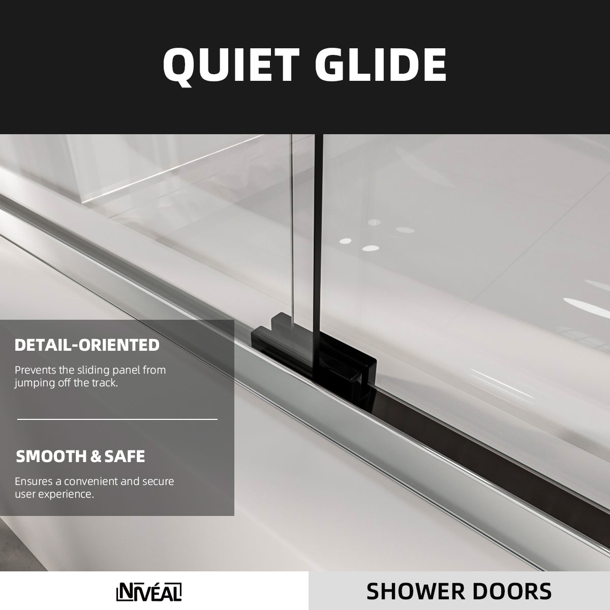 Niveal Victory 56 in. H x 60 in. W Sliding Semi-Frameless Tub Door with Clear Glass 7_2e854444-e8a4-491a-a031-55327cc41f48