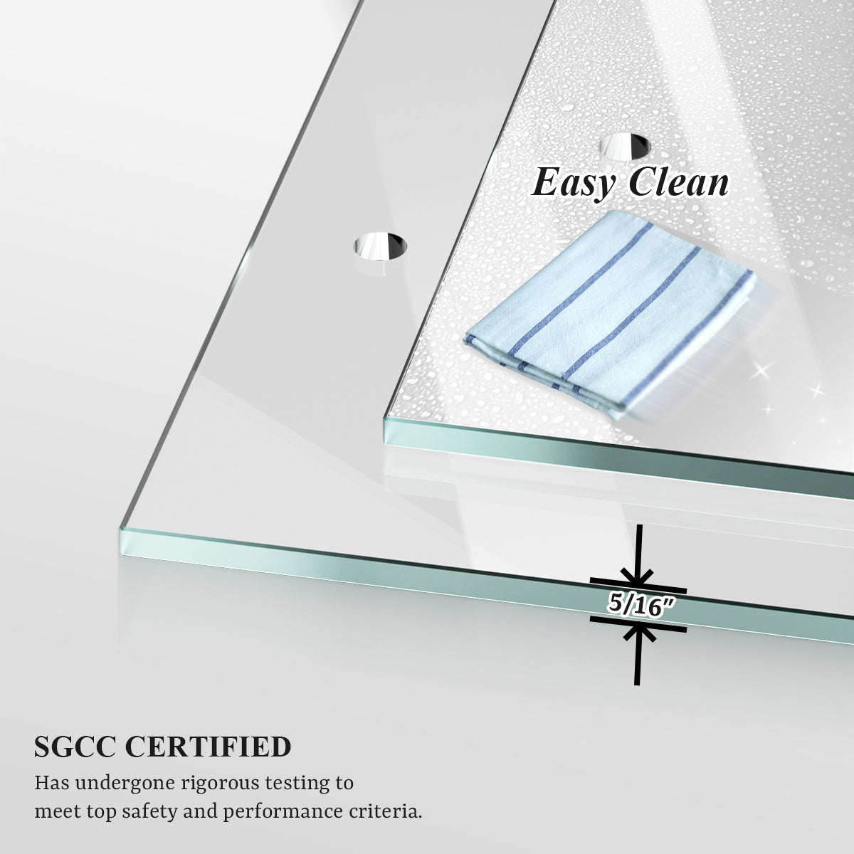Nivorix Cryptic 60 in. W x 76 in. H Sliding Semi-Frameless Shower Door with Clear Glass 7_3901e550-f504-45ff-869e-2f34f08bbd6b