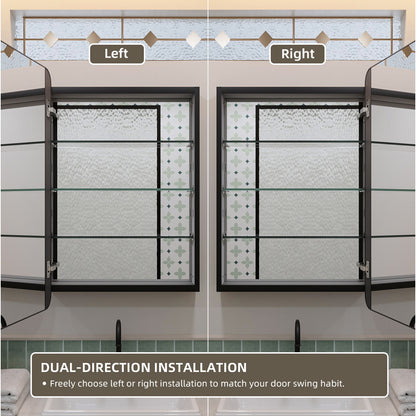 Nivorix NRFM Series Rectangular Aluminum Framed Medicine Cabinet with Mirror 7_5648dcc2-1099-43bd-b4b2-b9f5b1d1d5d8