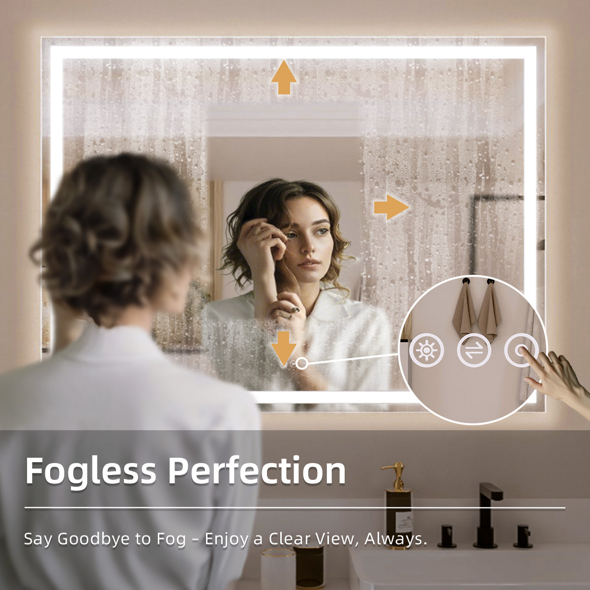 Nivorix NRMV Series Rectangular Frameless LED Wall Bathroom Vanity Mirror with Sleek Silver Finish 7_7058f9a5-85a0-43a1-bac5-670d06698278
