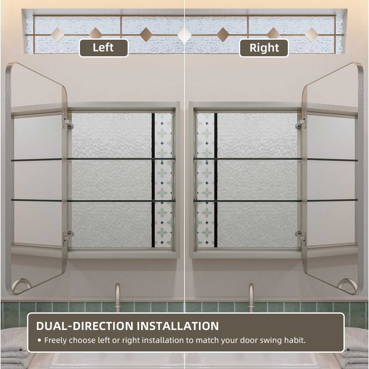 Nivorix NRFM Series Rectangular Aluminum Framed Medicine Cabinet with Mirror 7_7889b45b-ef89-4e90-b81b-9fef2956b574