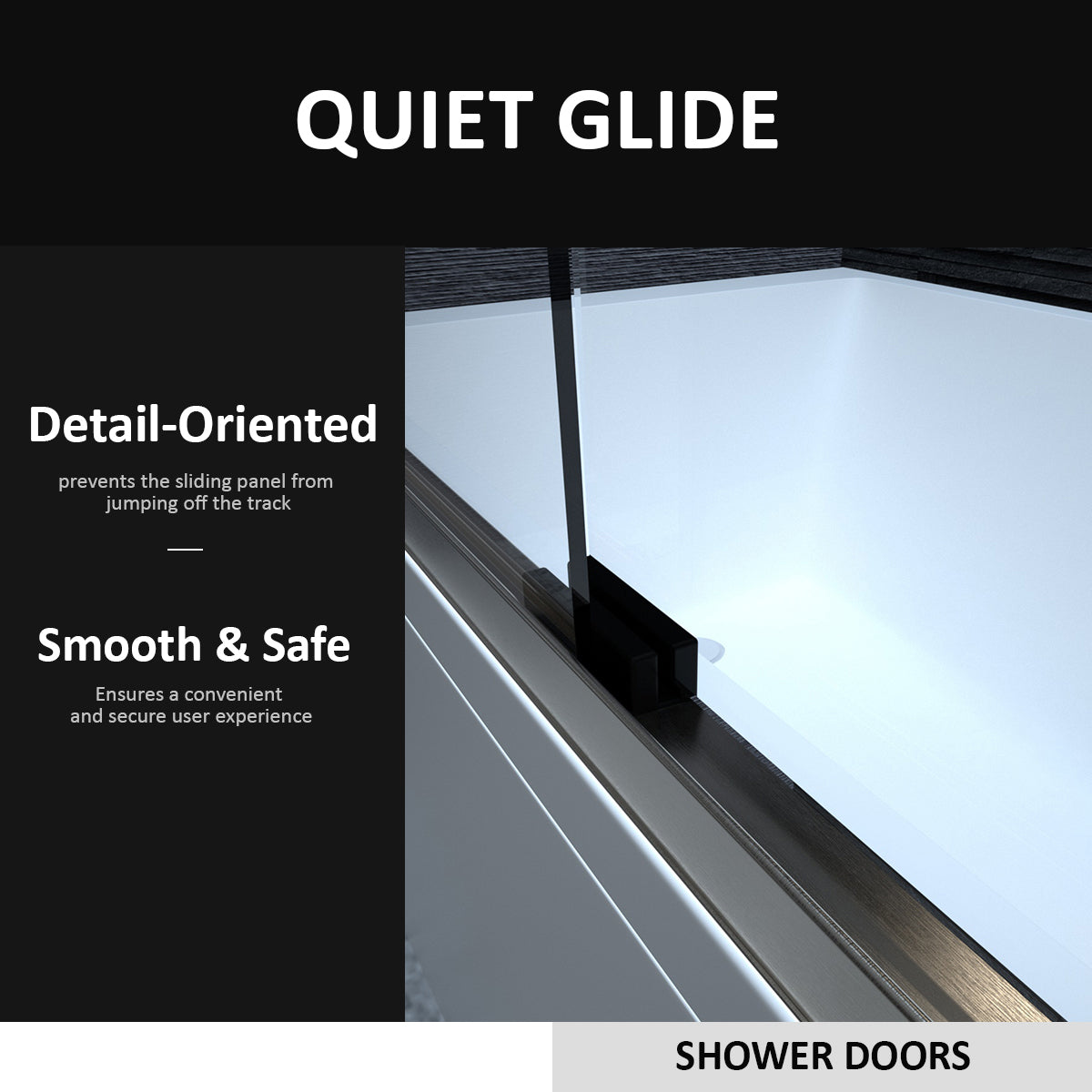 Niveal Ruhr 60 in. W x 56 in. H Sliding Semi Frameless Tub Door with Clear Glass 7_a14a3ce8-7e4a-4141-a213-718176a9a8b8