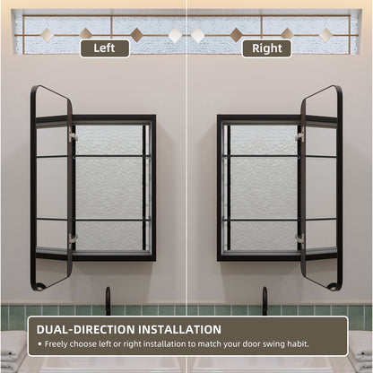 Nivorix NRFM Series Rectangular Aluminum Framed Medicine Cabinet with Mirror 7_d292a46f-7a84-4e16-afe6-89b2c02c2201