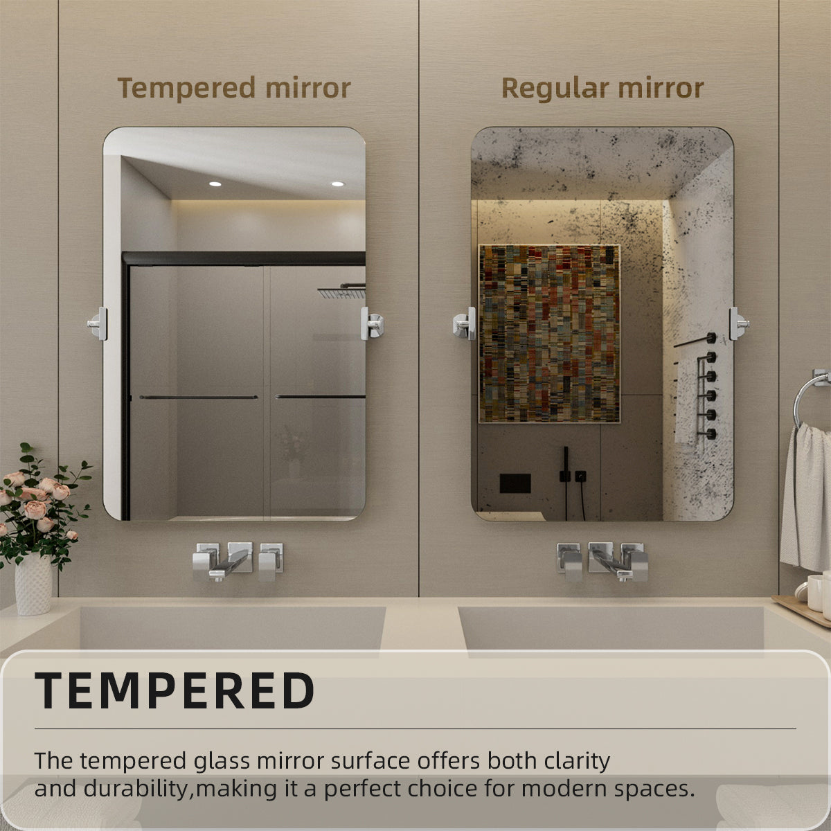 Nivorix NRKH Series Rectangular Framed Tilt Wall Mount Bathroom Vanity Mirror 7_e8818e87-f67c-4f71-8b3e-5ad5fb41a112