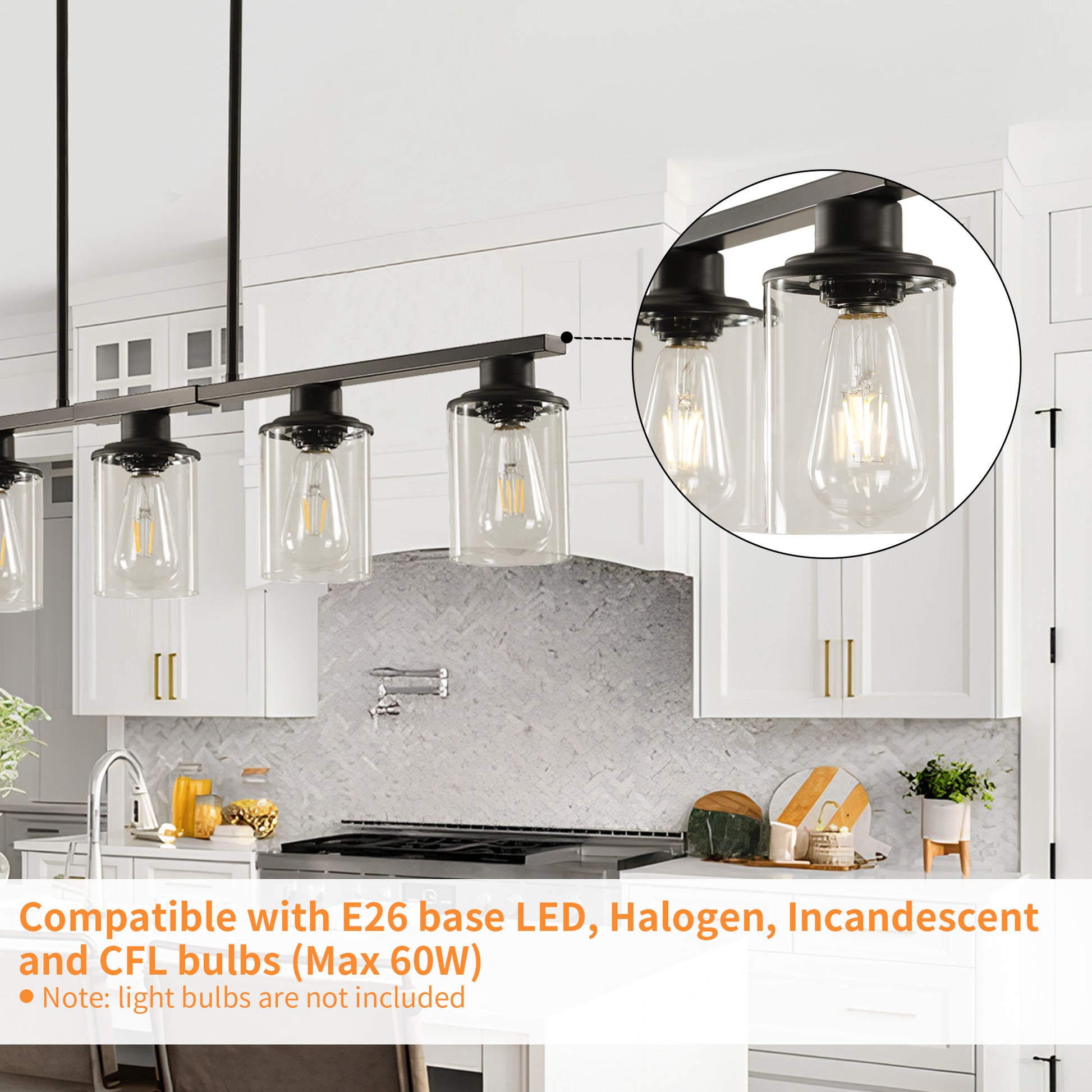 Taimei Aero 37 in. Industrial 5-Light Chandelier with Clear Glass Shades 7_ea05359c-c1fa-48c6-a69e-f7baa2ec0859