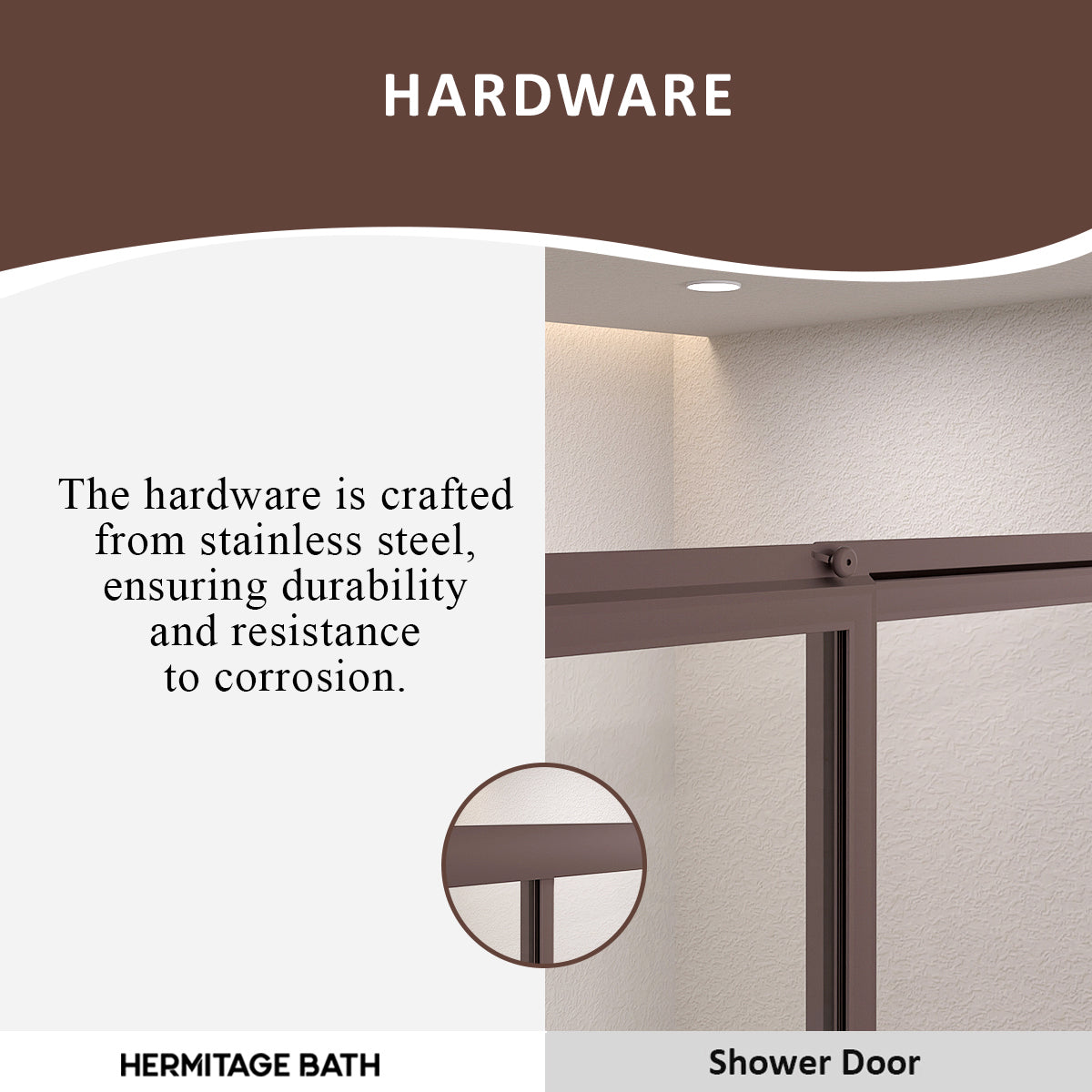 Elunir 59 in. W x 56 in. H Sliding Framed Tub Door in Silver Finish with Clear Glass 8256-ORB-9