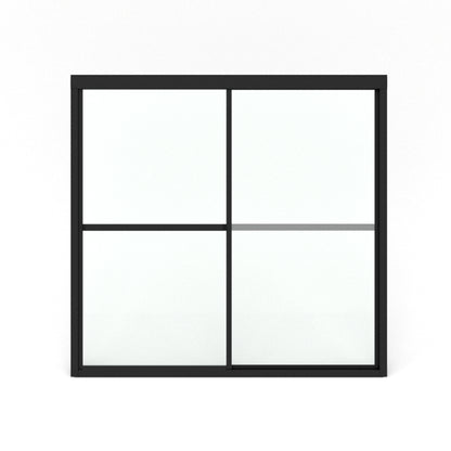 Yooli 59 in. W x 56 in. H Framed Sliding Tub Door with Clear Tempered Glass 82MB-15_10e3c348-1786-441c-8ce8-9393ae06184a