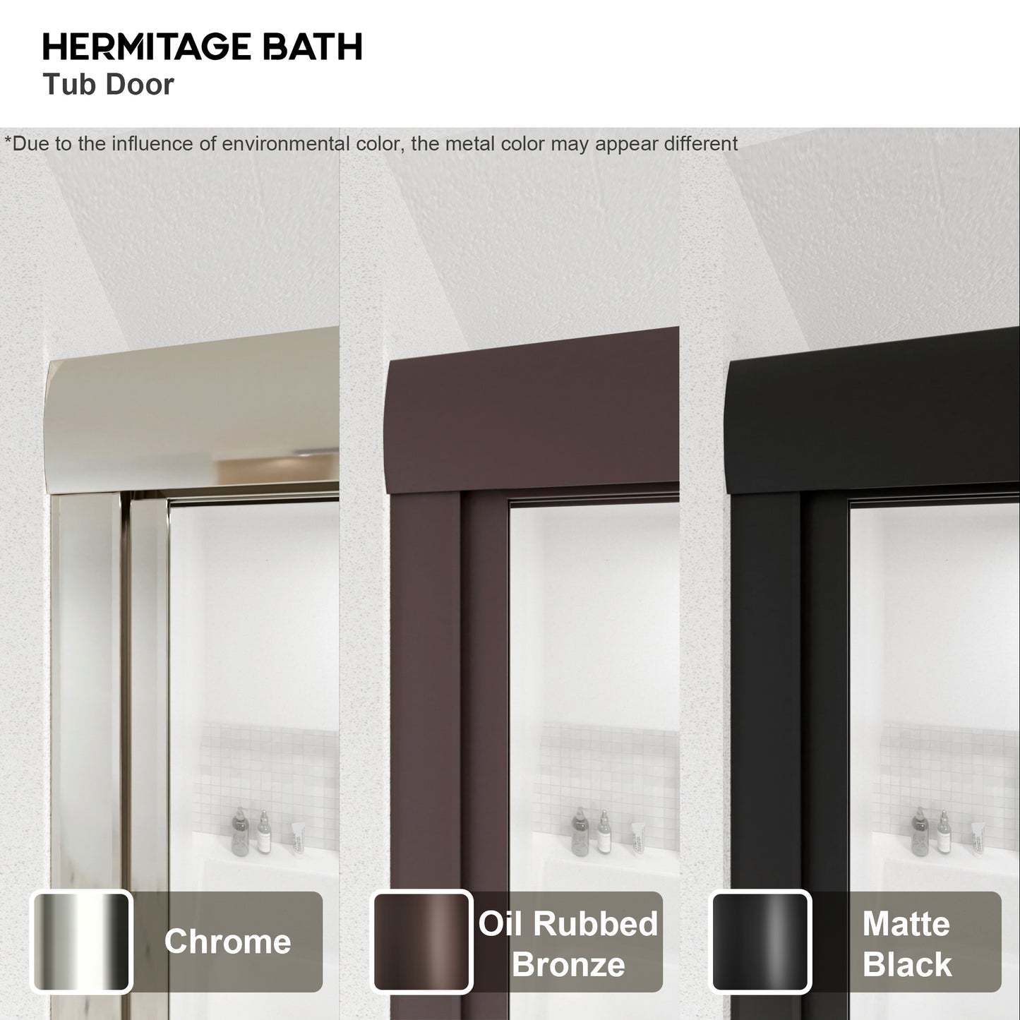 Yooli 59 in. W x 56 in. H Framed Sliding Tub Door with Clear Tempered Glass 82SV-12