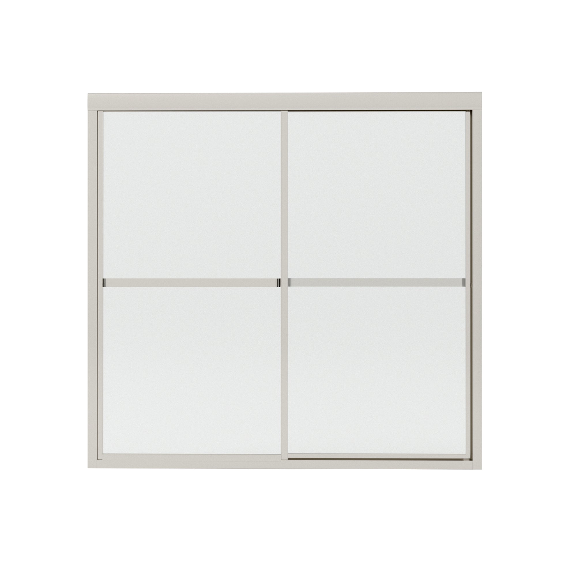 Yooli 59 in. W x 56 in. H Framed Sliding Tub Door with Clear Tempered Glass 82SV-15_4ab33eca-293f-44e7-8658-cb2e961780a5