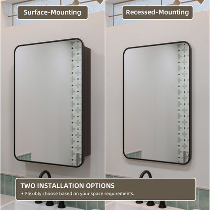 Nivorix NRFM Series Rectangular Aluminum Framed Medicine Cabinet with Mirror 8_02d6de66-f3a0-41d8-8f92-a0e9c752abc0