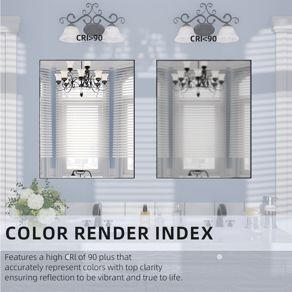 Nivorix NRZL Series Rectangular Framed Wall Bathroom Vanity Mirror in Brushed Nickel 8_0ad93775-c226-4458-887b-d9db92a3fa89