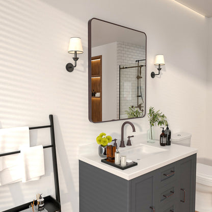 Niveal SM Series Rectangular Framed Wall Bathroom Vanity Mirror