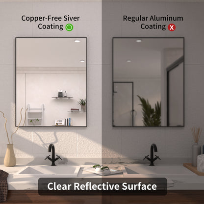 TaiMei 24 in. W x 30 in. H Rectangular Framed Bathroom Vanity Mirror 8_4b4fa677-2af8-4e15-8f10-73bfac75c55c