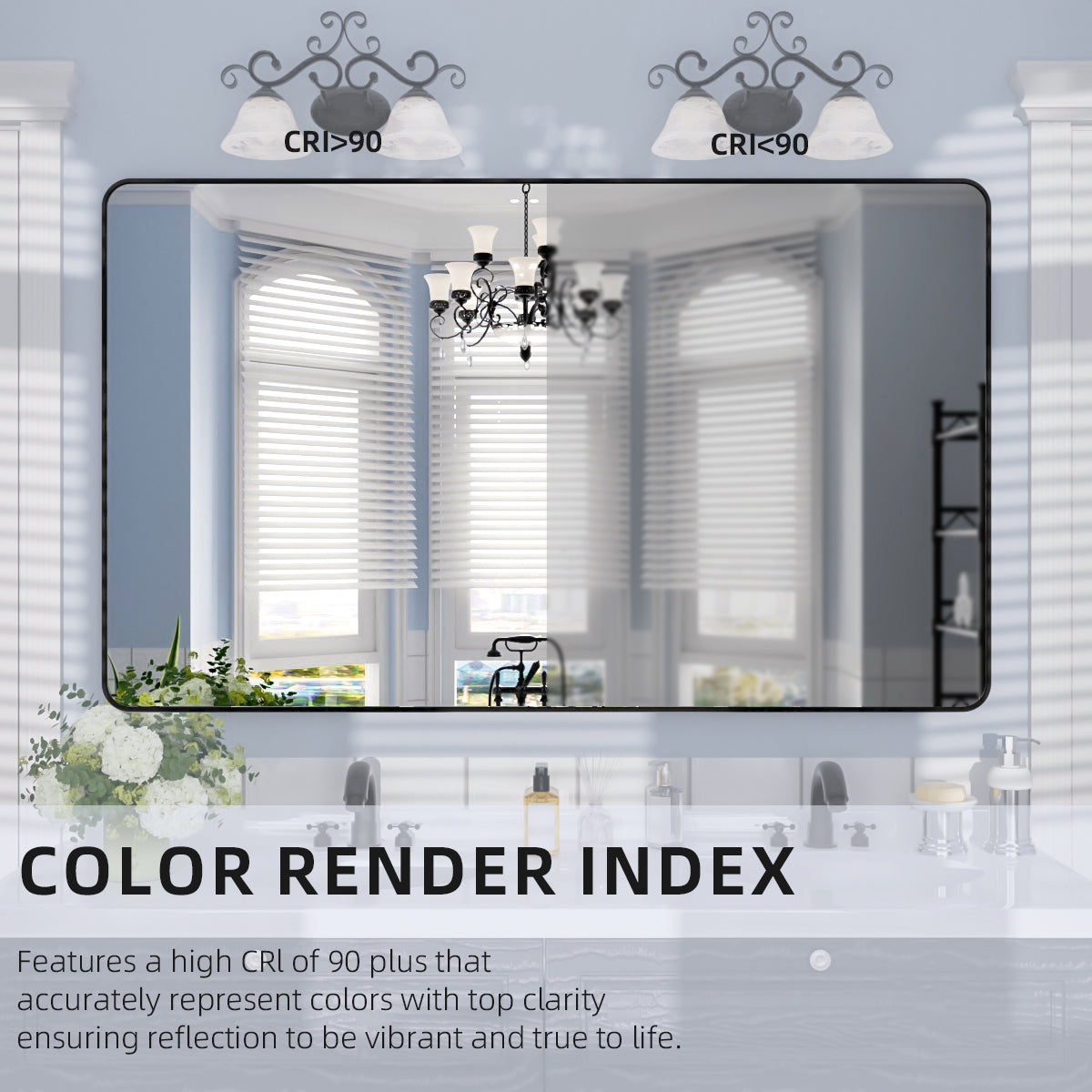 Nivorix NRSM Series Tempered Glass Brushed Nickel Rectangular Framed Wall Bathroom Vanity Mirror 8_5ed49448-ee5c-4622-bce8-2848cfc06393