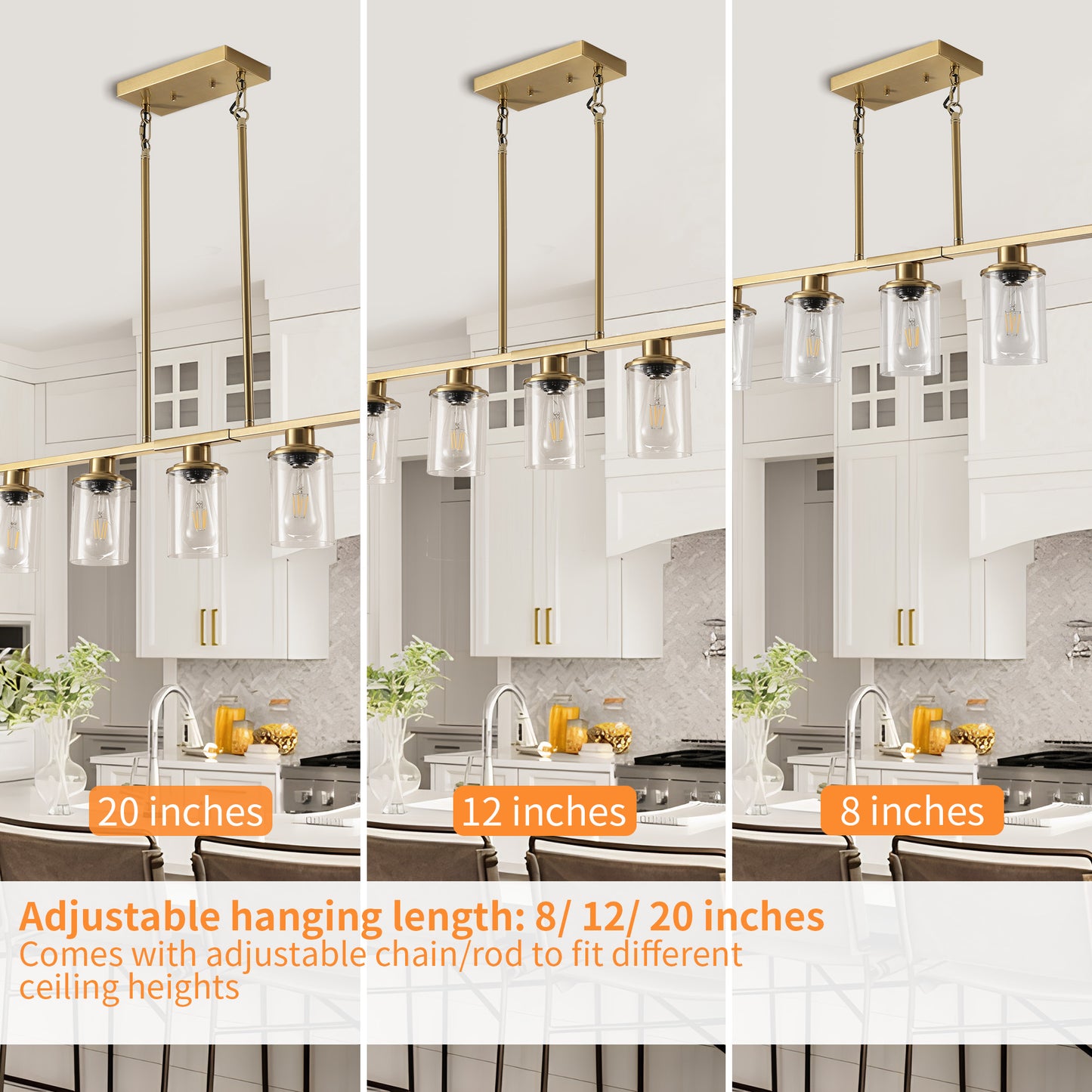 Taimei Aero 37 in. Industrial 5-Light Chandelier with Clear Glass Shades 8_66e9fbb2-df0f-4df5-ba24-90b248506ead
