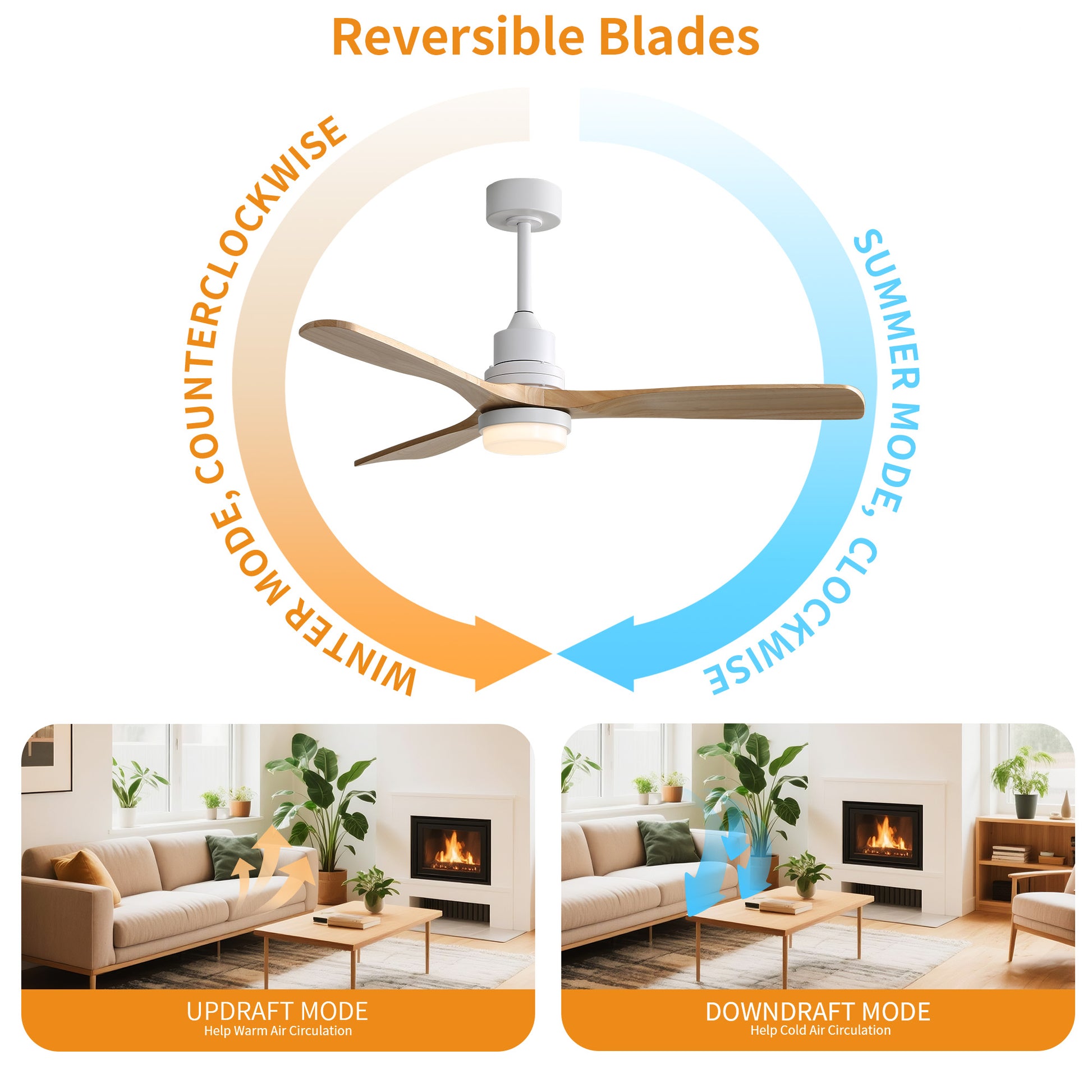 Taimei Nimis 52 in. Downrod Standard Ceiling Fan with Integrated LED with Remote Included DC Motor 8_69d379a9-94e3-4e67-a11f-7728f9476d53