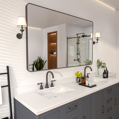 Niveal SM Series Rectangular Framed Wall Bathroom Vanity Mirror