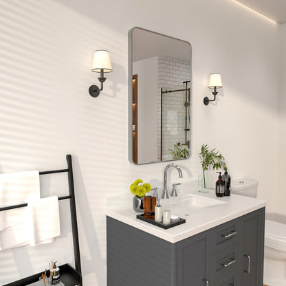 Niveal SM Series Rectangular Framed Wall Bathroom Vanity Mirror