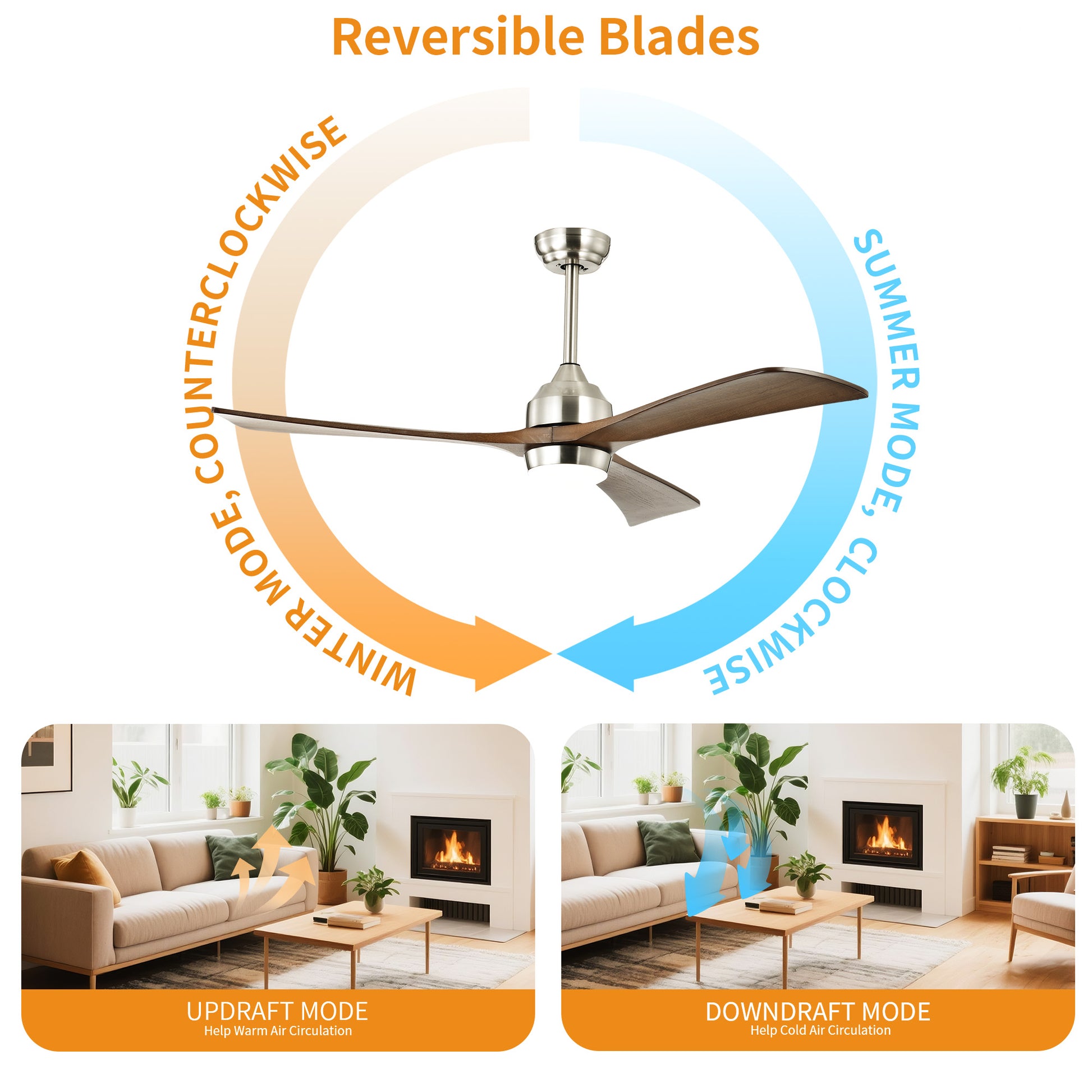 Taimei Helio 52 in. Downrod Modern Ceiling Fan with Dimmable LED with Remote Included DC Motor 8_836cc73d-2f2e-4250-927a-b0824466bc51