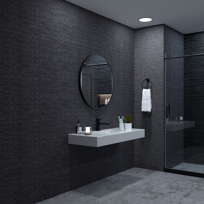 Niveal RM Series Round Framed Wall Bathroom Vanity Mirror 8_87445a2e-bd87-434e-b856-08deef62de7b