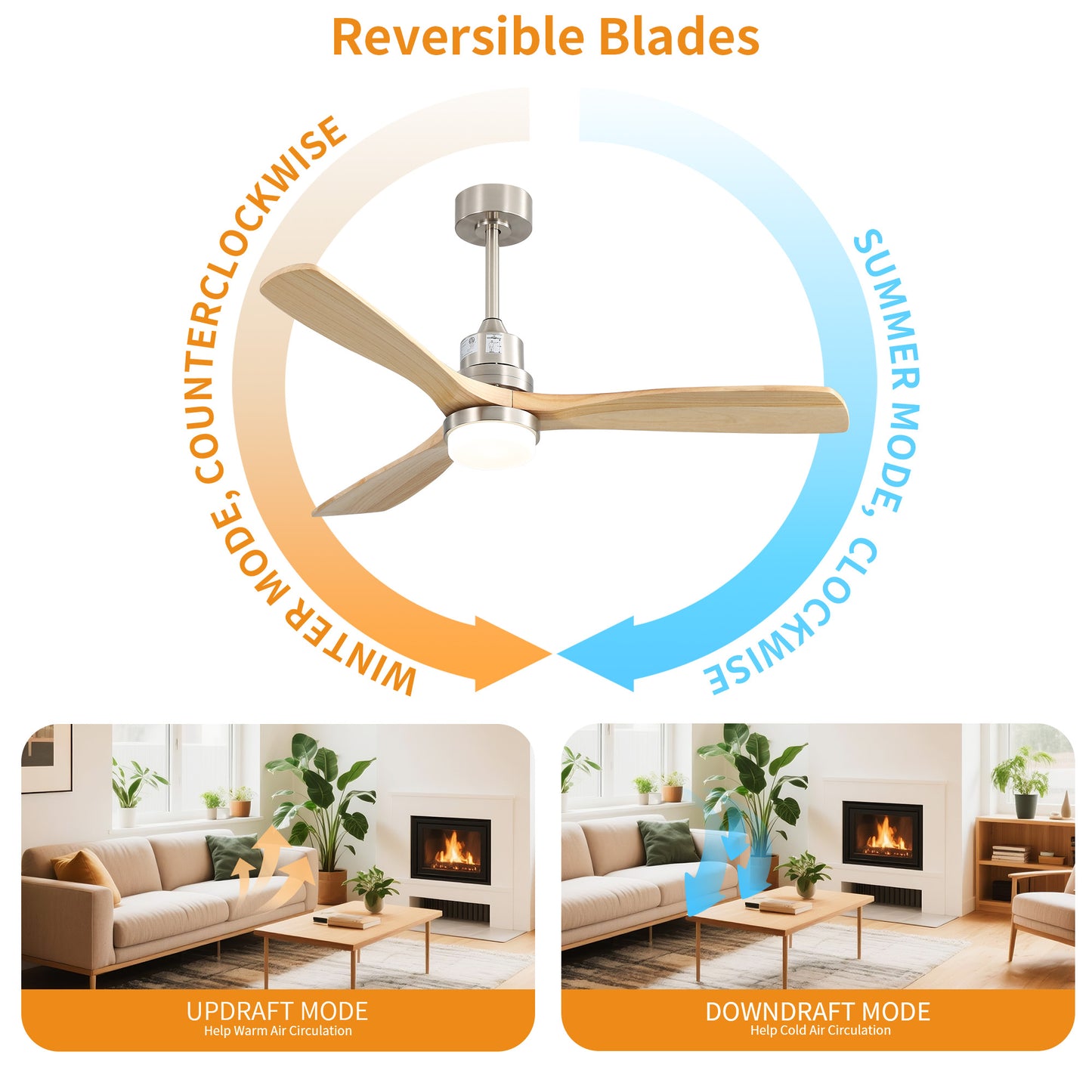 Taimei Nimis 52 in. Downrod Standard Ceiling Fan with Integrated LED with Remote Included DC Motor 8_8b3ab739-23e5-48a9-b373-d92a9cbe4f17