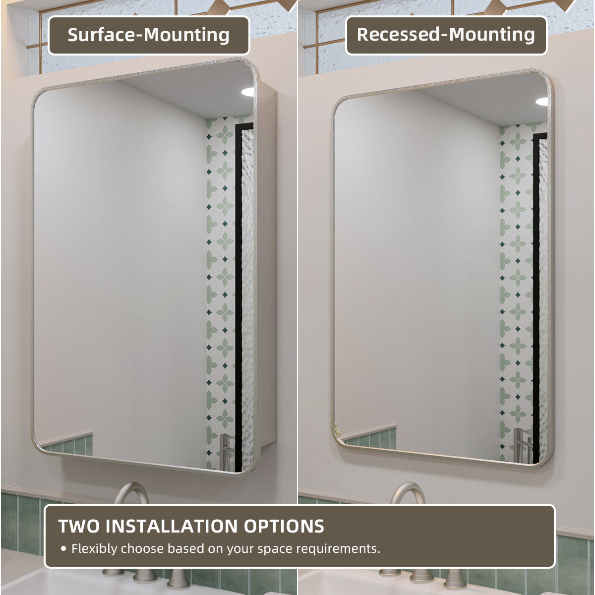 Nivorix NRFM Series Rectangular Aluminum Framed Medicine Cabinet with Mirror 8_91a0d265-3dbb-4f01-b1aa-d892d8074c2b