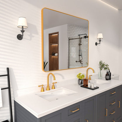 Niveal SM Series Rectangular Framed Wall Bathroom Vanity Mirror