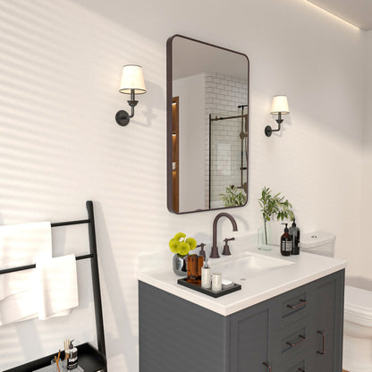 Niveal SM Series Rectangular Framed Wall Bathroom Vanity Mirror