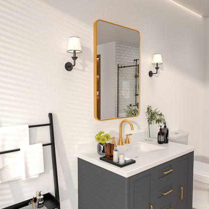 Niveal SM Series Rectangular Framed Wall Bathroom Vanity Mirror