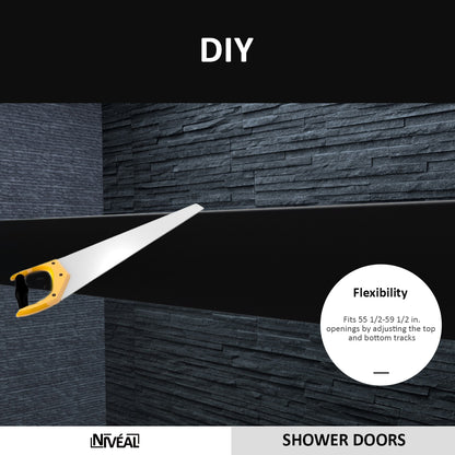 Niveal Alvin 59 in. W x 56 in. H Sliding Framed Tub Door 8_c61c5318-d670-4d11-9942-b3f5340f2d3d