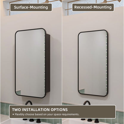 Nivorix NRFM Series Rectangular Aluminum Framed Medicine Cabinet with Mirror 8_d3895592-f246-434b-9cbb-5e440fbe19f6