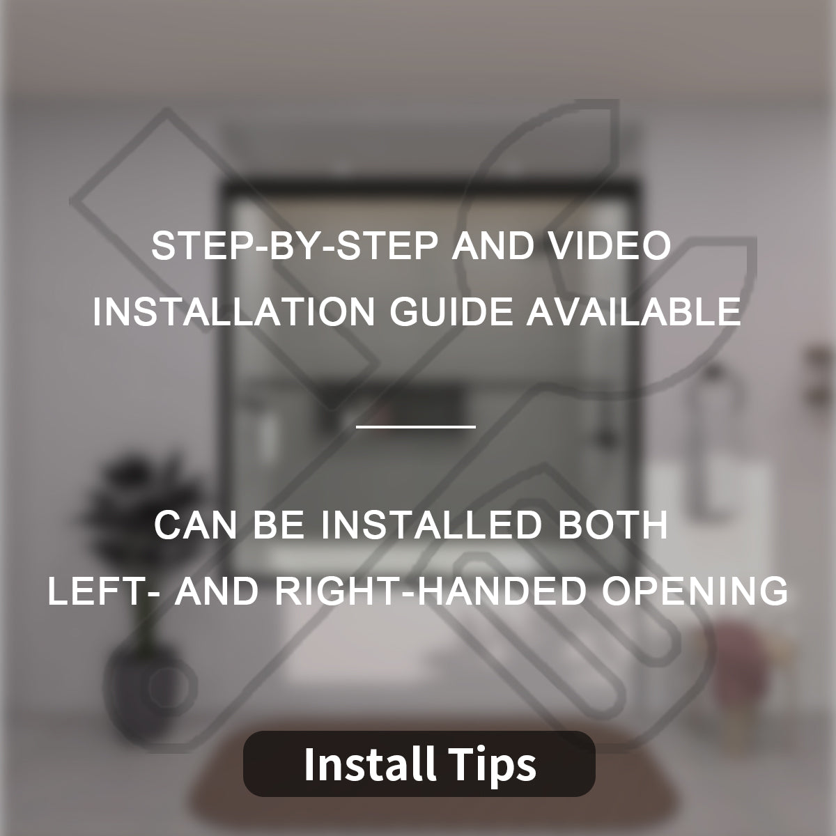 Ripple 60 in. W x 56 in. H Sliding Semi-Frameless Tub Door with Clear Glass