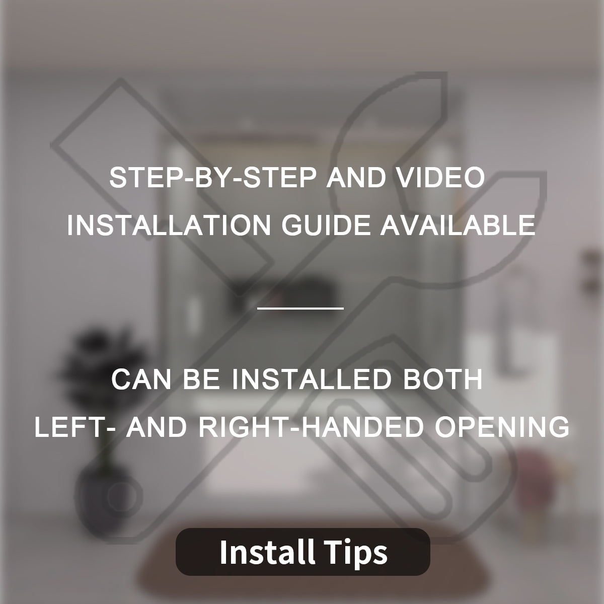 Ripple 60 in. W x 56 in. H Sliding Semi-Frameless Tub Door with Clear Glass