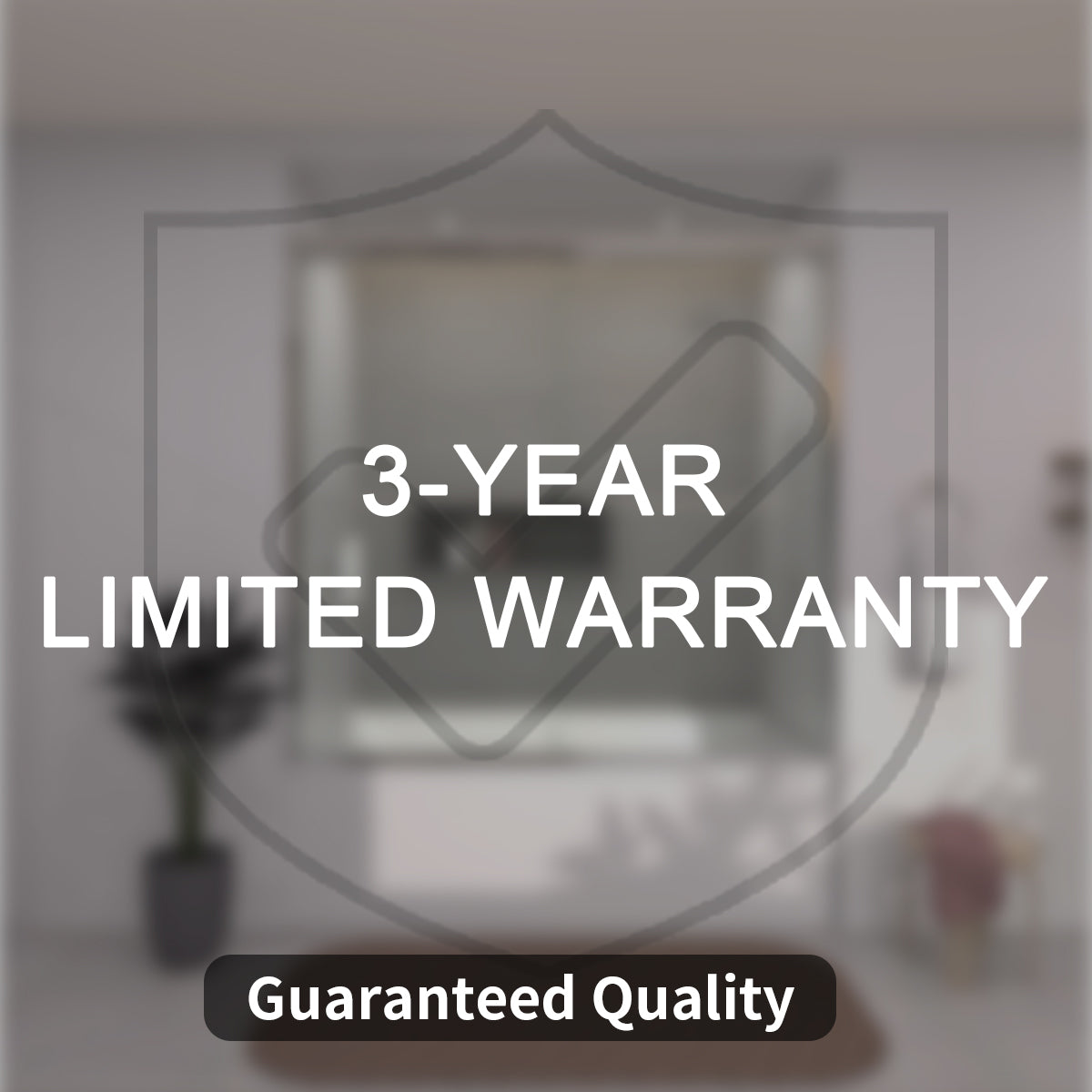 Vorth 60 in. W x 56 in. H Sliding Semi-Frameless Tub Door in Matte Black Finish with Clear Glass 97-6060-CR13_4c7cb386-e2b6-496f-b32b-3a3655af93e6