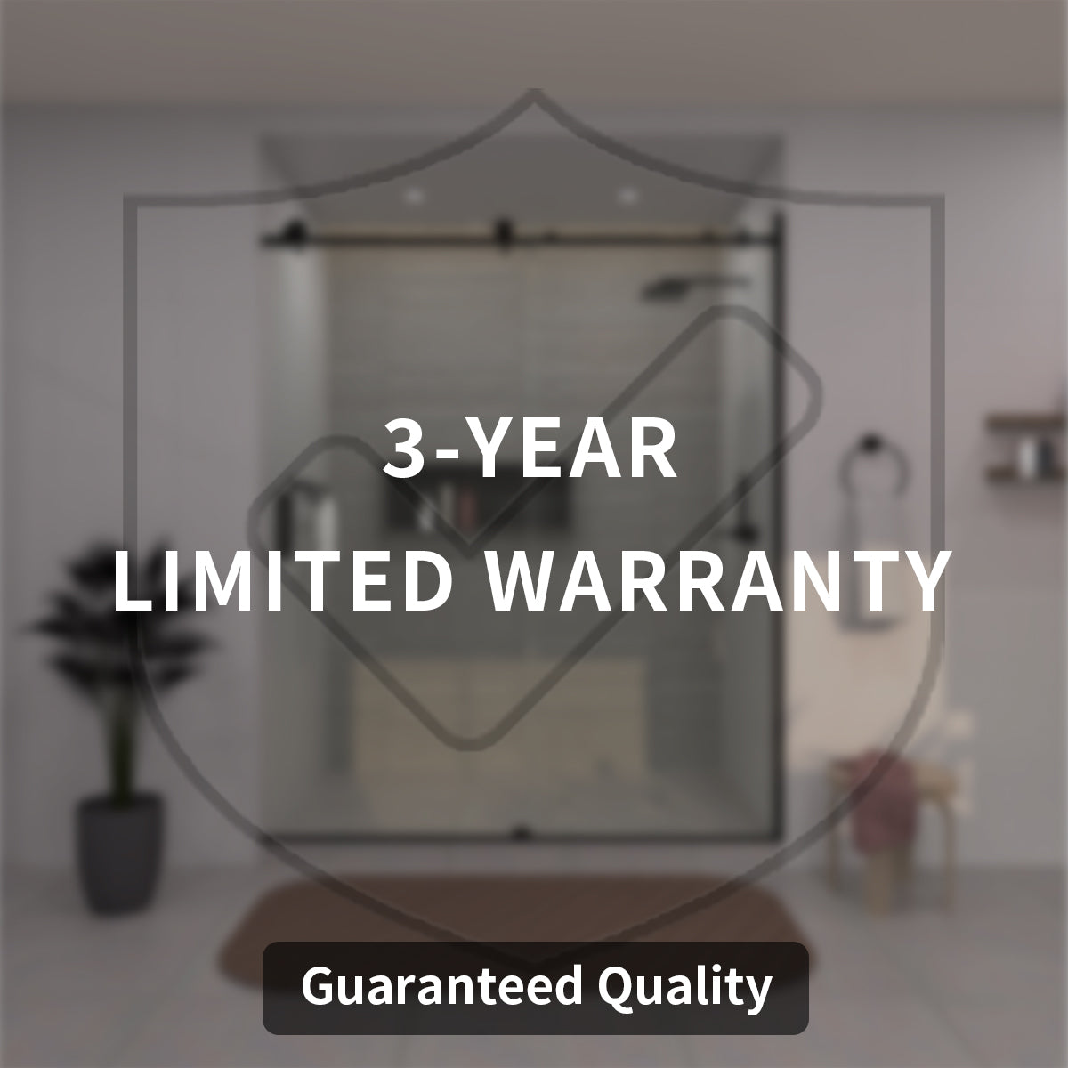 TaiMei 60 in. W x 72 in. H Sliding Framed Shower Door with Clear Glass and Handles 98-7660-BL13_a53d3a08-3717-4dbe-99b9-1b0251548b67