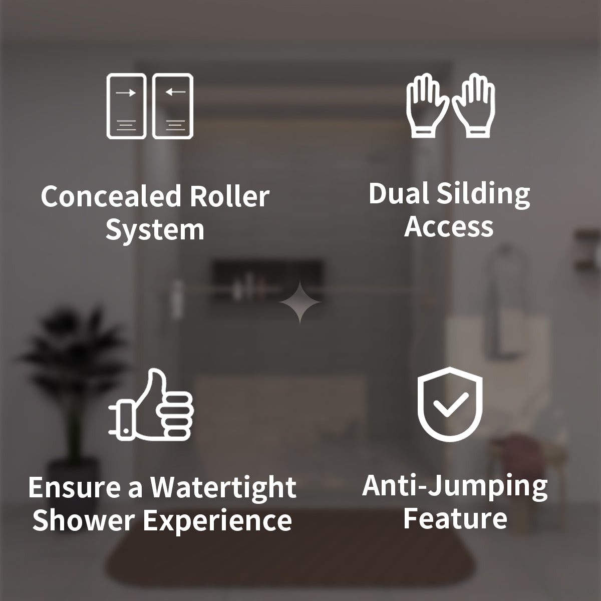 TaiMei 60 in. W x 72 in. H Sliding Framed Shower Door with Clear Glass and Handles 98-7660-BN03_2678152f-9f5b-4329-9b15-9eb71bae5570