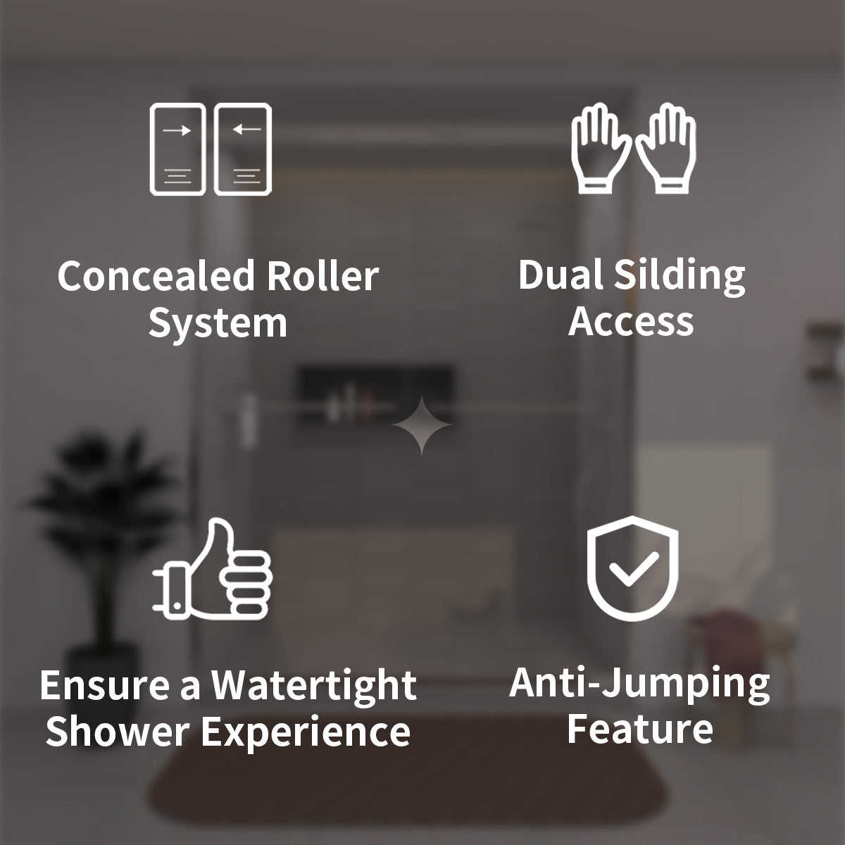 TaiMei 60 in. W x 72 in. H Sliding Framed Shower Door with Clear Glass and Handles 98-7660-SV03