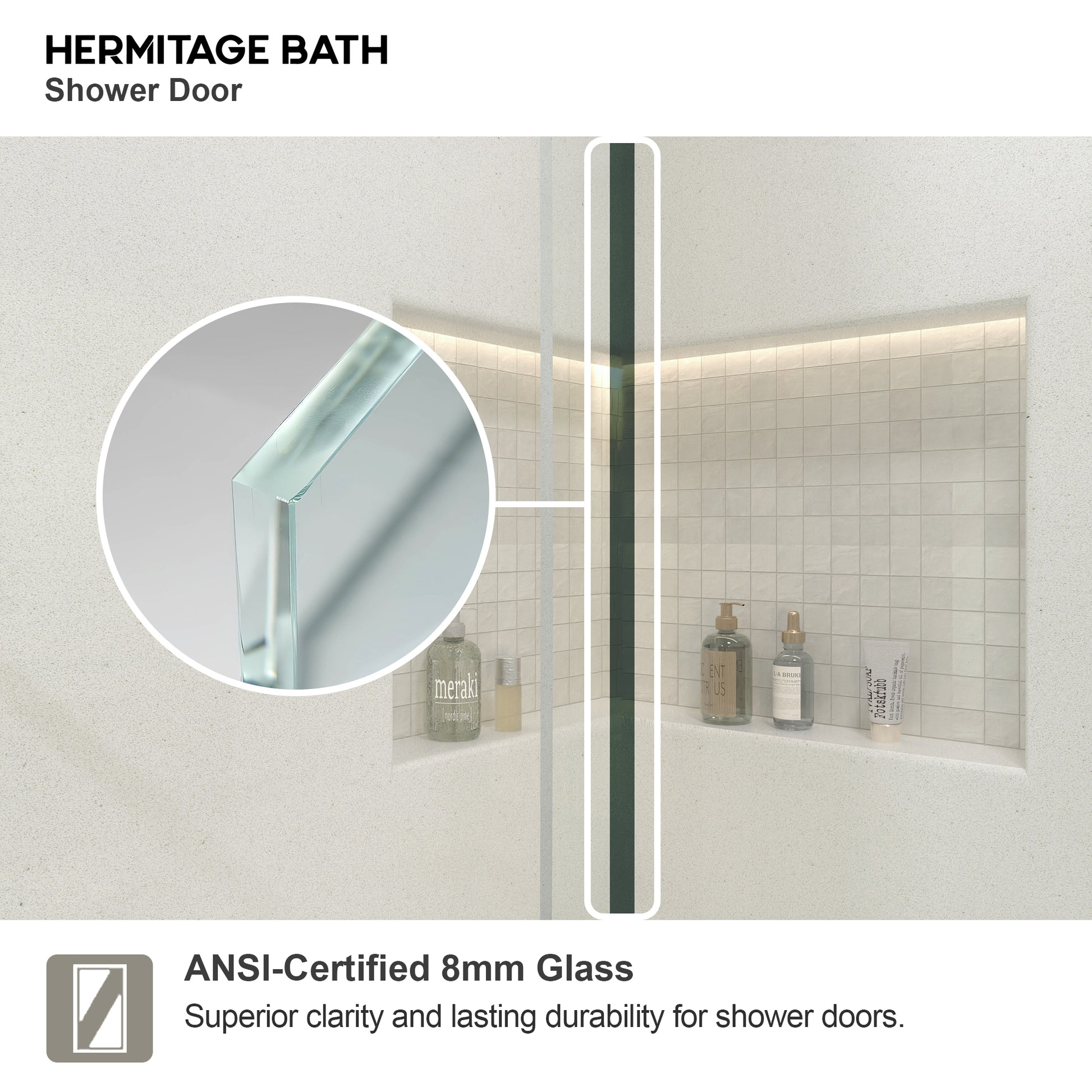 Aether 60 in. W x 72 in. H Sliding Framed Classic Style Shower Door 98BN-7_93d5aeca-b3e6-4bd5-aa62-22d82cc097a2