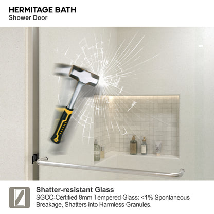 Aether 60 in. W x 72 in. H Sliding Framed Classic Style Shower Door 98BN-9_8a17ee18-a6b7-4272-9e0d-b03d09973937