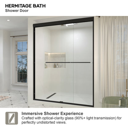 Aether 60 in. W x 72 in. H Sliding Framed Classic Style Shower Door 98MB-10_264547af-322a-4dbe-893c-b2f1949ed49e
