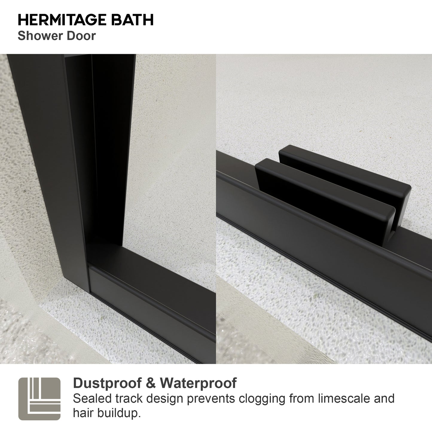 JRStart 60 in. W x 72 in. H Sliding Semi-Frameless Shower Door Finish with Clear Glass 98MB-5_2d94f869-7bcb-4c53-a40d-2f5163164fe3