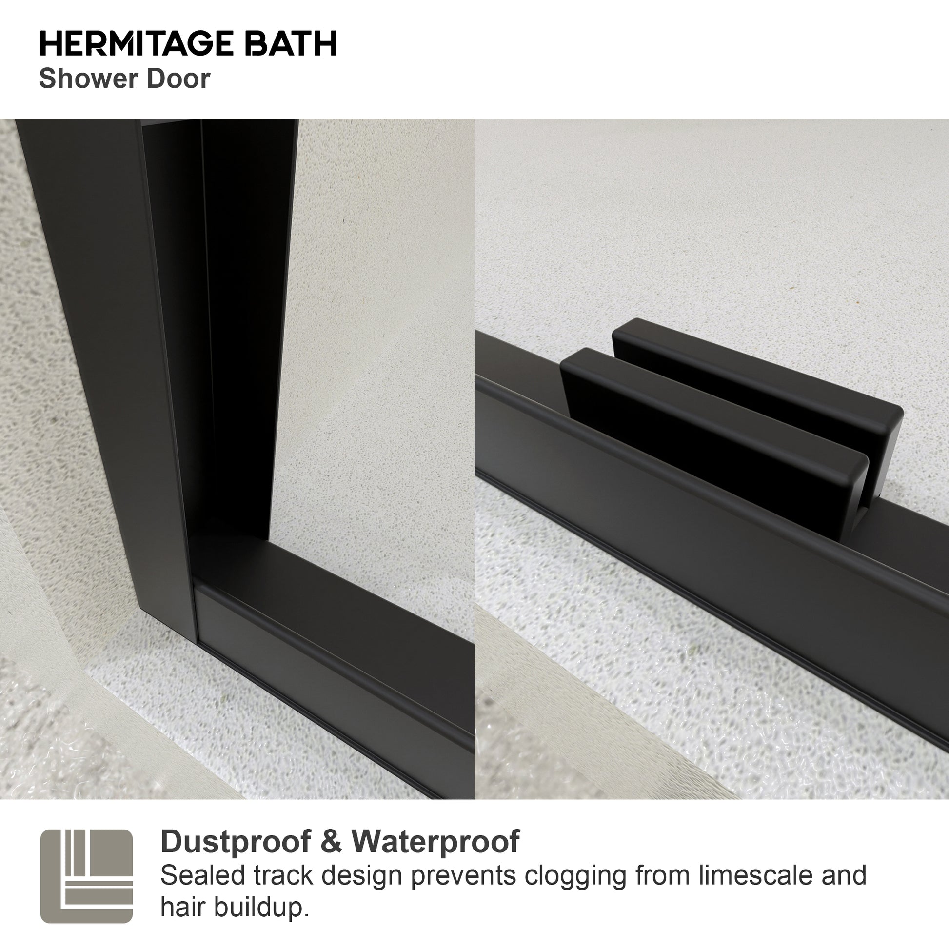 JRStart 60 in. W x 72 in. H Sliding Semi-Frameless Shower Door Finish with Clear Glass 98MB-5_2d94f869-7bcb-4c53-a40d-2f5163164fe3