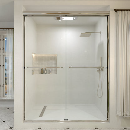 Aether 60 in. W x 72 in. H Sliding Framed Classic Style Shower Door