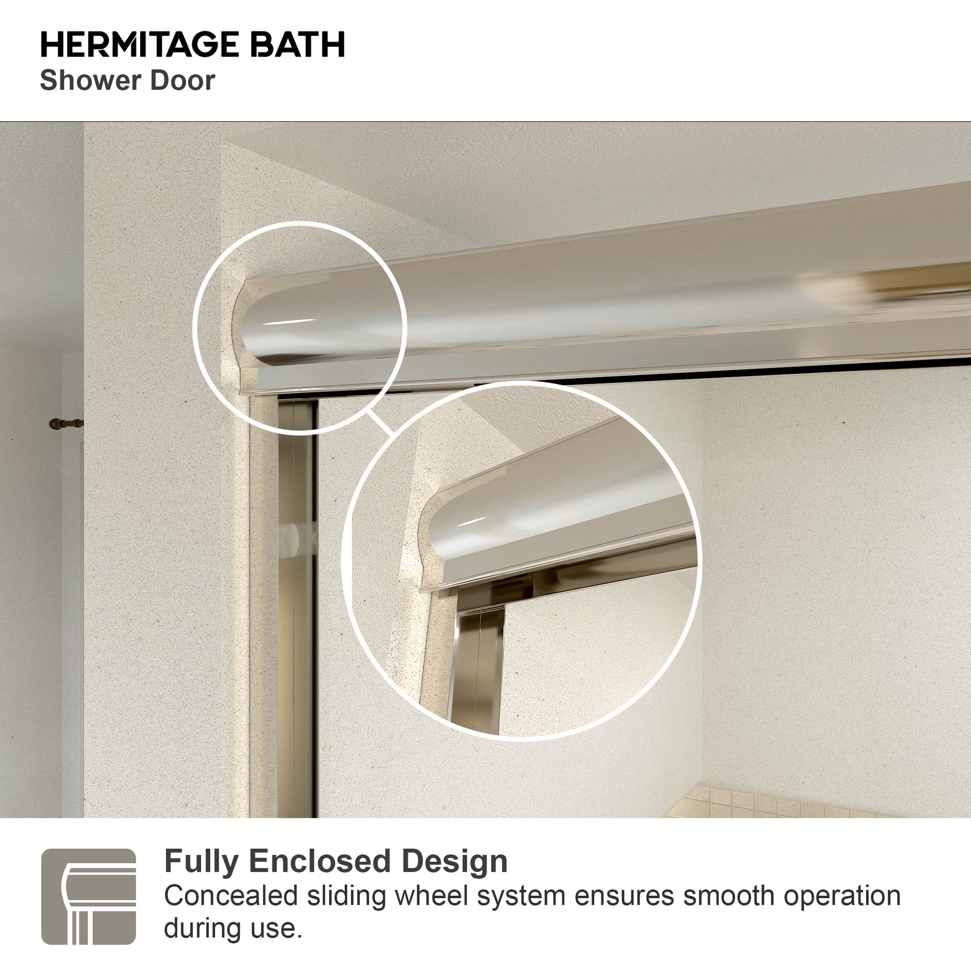 Aether 60 in. W x 72 in. H Sliding Framed Classic Style Shower Door 98SV-4_f4ca51ca-0296-4f93-ac65-1e2115668479