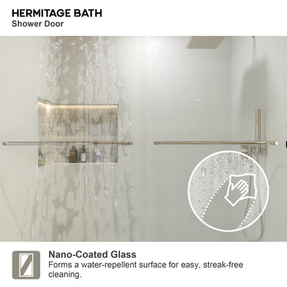 Aether 60 in. W x 72 in. H Sliding Framed Classic Style Shower Door 98SV-8_bf365a90-640d-4a91-8f0e-fc72be246b39