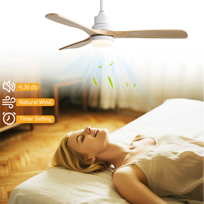 Taimei Nimis 52 in. Downrod Standard Ceiling Fan with Integrated LED with Remote Included DC Motor 9_02e880fa-c985-4696-8f68-610b93f40f46