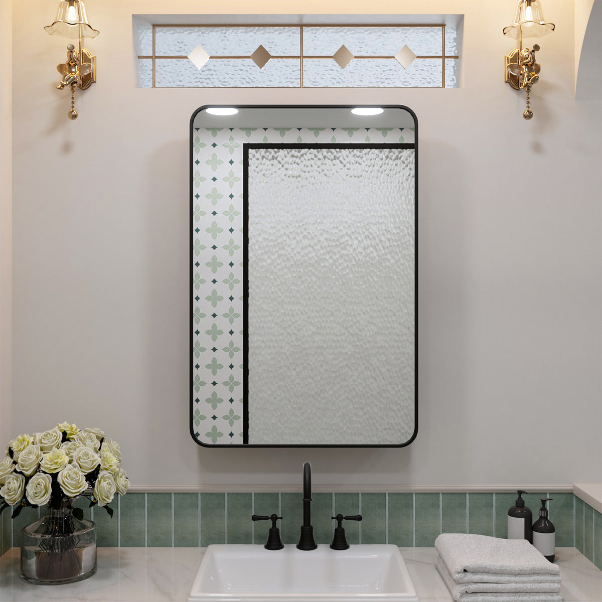 Nivorix NRFM Series Rectangular Aluminum Framed Medicine Cabinet with Mirror 9_0a0990ae-5895-437f-81a9-825139a582f8